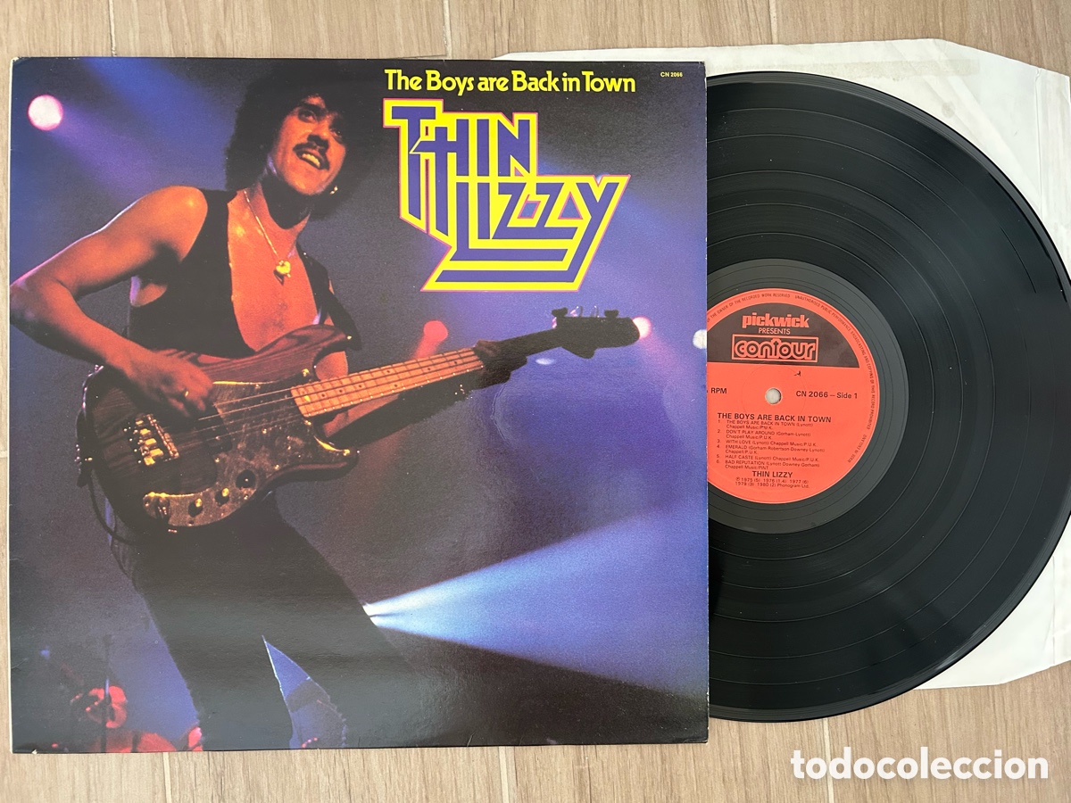 Discos de vinilo: THE THIN LIZZY &rdquo;The Boys are back in town&rdquo;