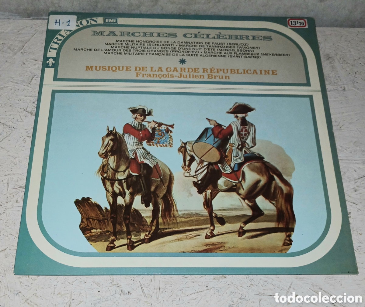 Discos de vinilo: Vinilo LP Musique De La Garde R&eacute;publicaine - Marches C&eacute;l&egrave;bres - Tririan / EMI / Sonopresse (Francia)
