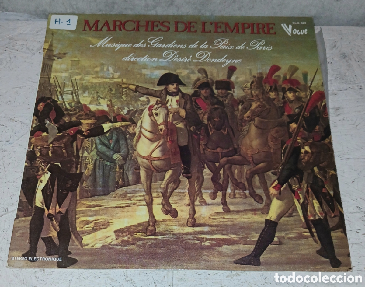 Discos de vinilo: Vinilo LP Musique Des Gardiens De La Paix De Paris - Marches De L'Empire - Disques Vogue (Francia)