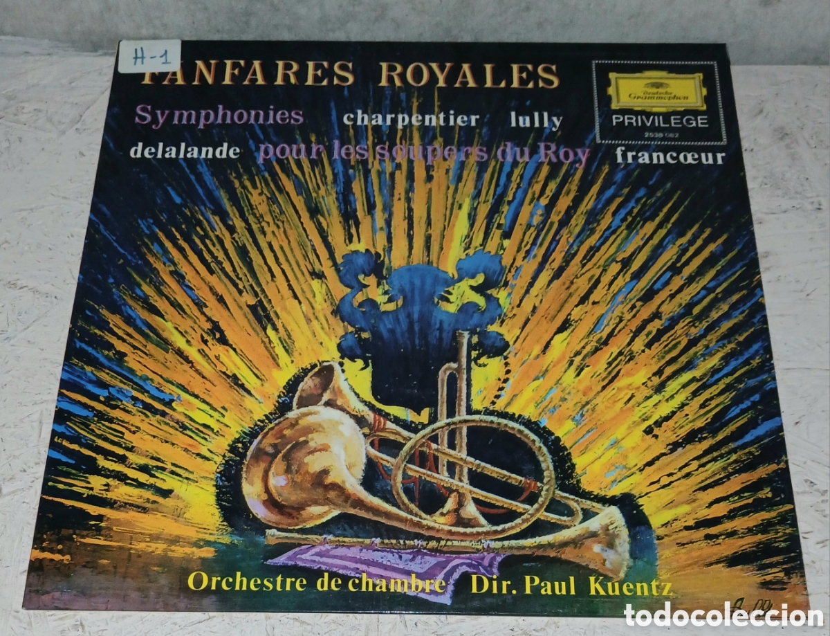 Discos de vinilo: Vinilo LP Orchestre De Chambre Paul Kuentz - Fanfares Royales - Deutsche Grammophon / Privilege