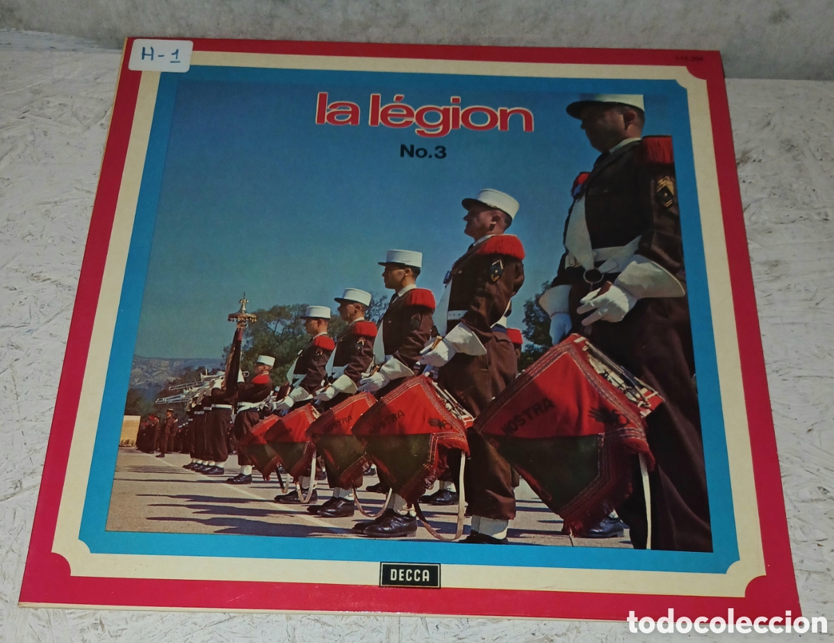 Discos de vinilo: Vinilo LP Musique De La L&eacute;gion &Eacute;trang&egrave;re - La L&eacute;gion No. 3 - Decca (Francia)