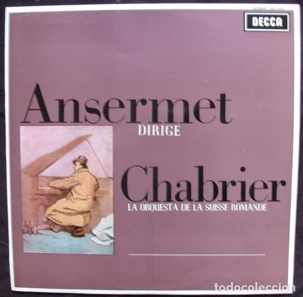 Discos de vinilo: ERNEST ANSERMET Y OTROS - ANSERMET DIRIGE CHABRIER - LP