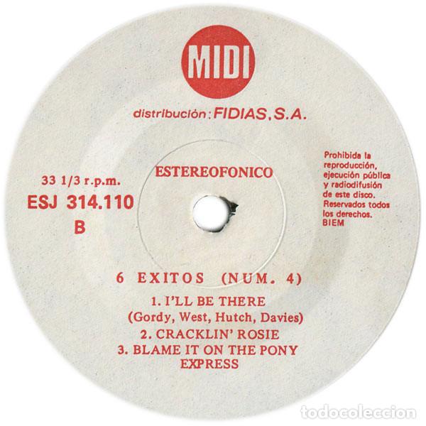 Discos de vinilo: UNKNOWN ARTIST - SEIS &Eacute;XITOS (NUM. 4) - SINGLE - Foto 4