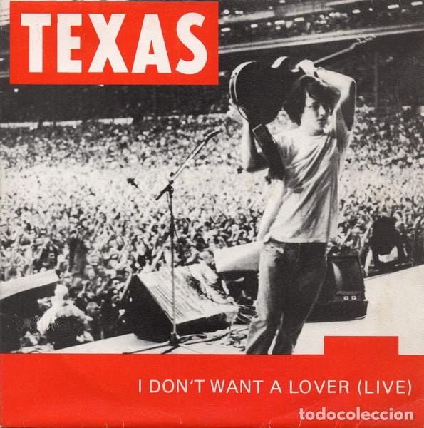 Discos de vinilo: TEXAS - I DONT WANT A LOVER (LIVE) - SINGLE - Foto 1