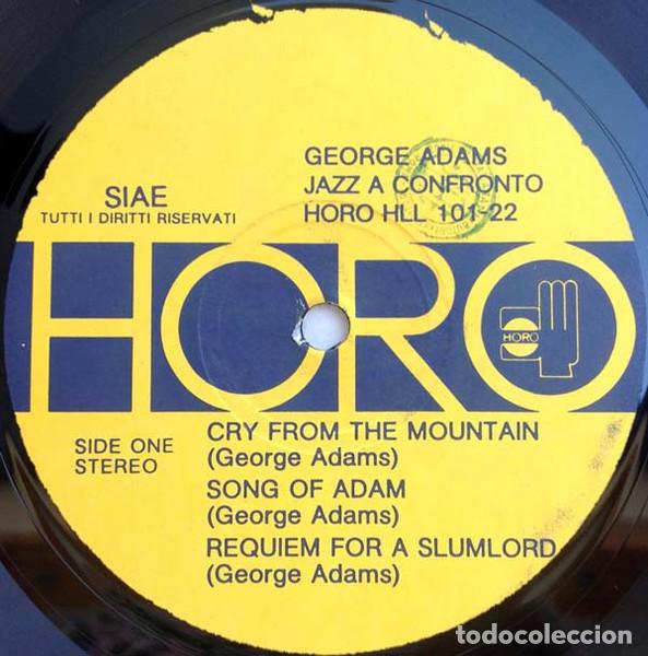 Discos de vinilo: GEORGE ADAMS - JAZZ A CONFRONTO 22 - LP - Foto 3
