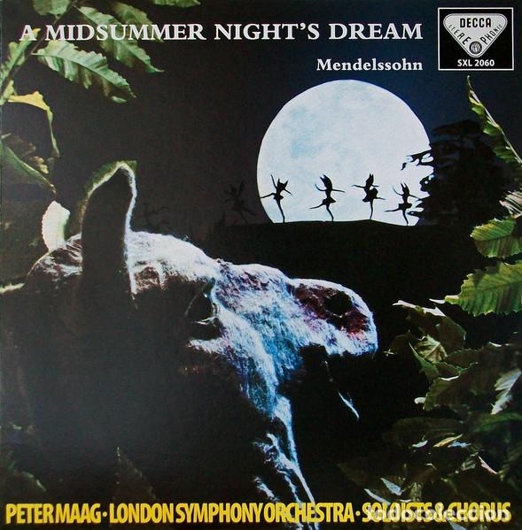Discos de vinilo: FELIX MENDELSSOHN-BARTHOLDY Y OTROS - A MIDSUMMER NIGHT'S DREAM - LP