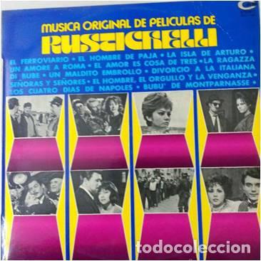Discos de vinilo: CARLO RUSTICHELLI - M&Uacute;SICA ORIGINAL DE PEL&Iacute;CULAS DE RUSTICHELLI - LP
