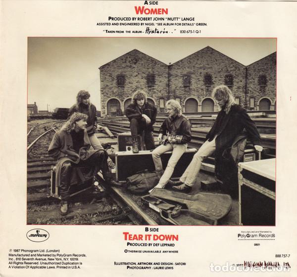 Discos de vinilo: DEF LEPPARD - WOMEN - SINGLE - Foto 2