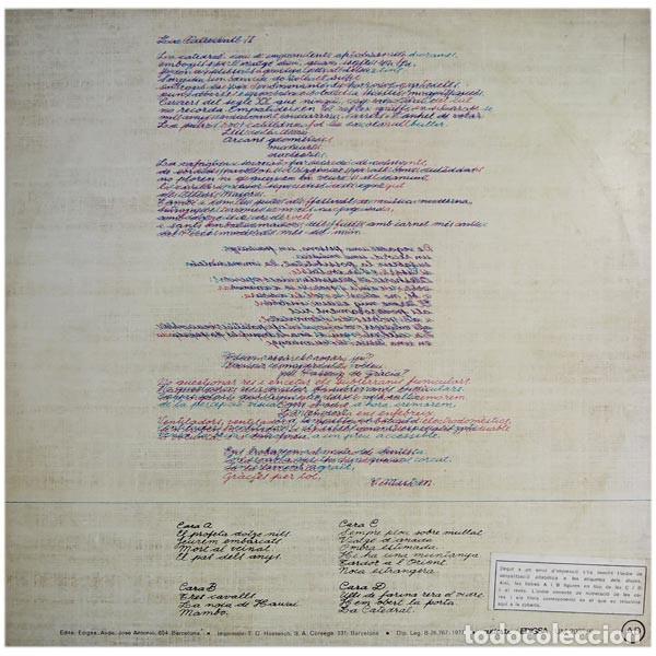 Discos de vinilo: JAUME SISA - LA CATEDRAL - 2 LP - Foto 2
