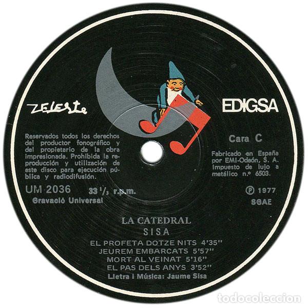 Discos de vinilo: JAUME SISA - LA CATEDRAL - 2 LP - Foto 4