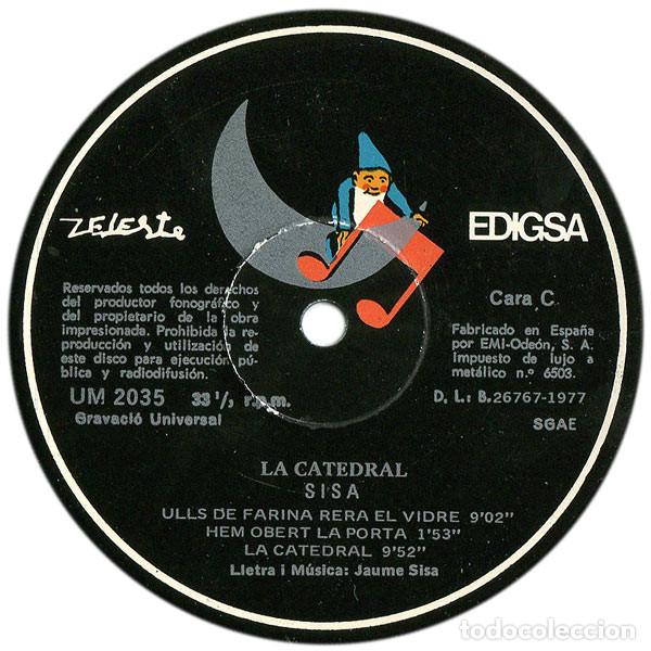 Discos de vinilo: JAUME SISA - LA CATEDRAL - 2 LP - Foto 6