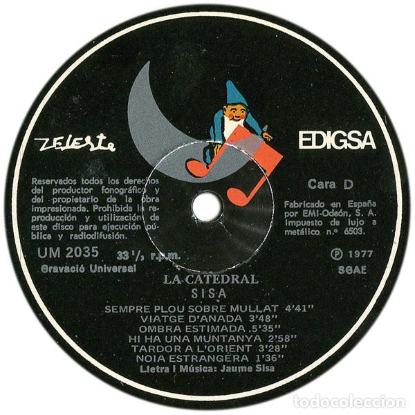 Discos de vinilo: JAUME SISA - LA CATEDRAL - 2 LP - Foto 7