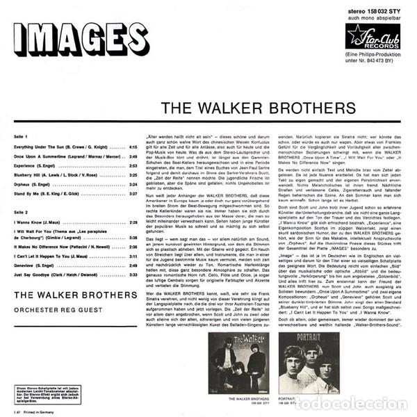 Discos de vinilo: THE WALKER BROTHERS - IMAGES - LP - Foto 2