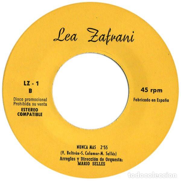 Discos de vinilo: LEA ZAFRANI - THE IMPOSSIBLE DREAM / NUNCA M&Aacute;S - SINGLE - Foto 4