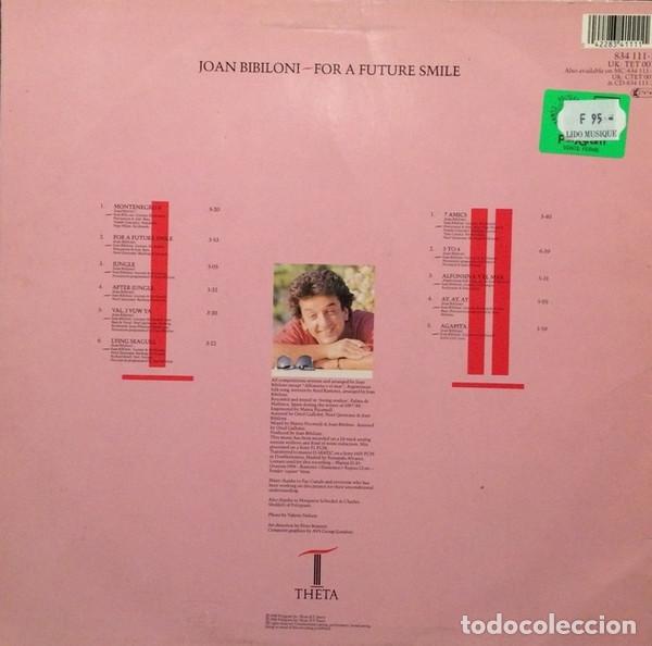 Discos de vinilo: JOAN BIBILONI - FOR A FUTURE SMILE - LP - Foto 2