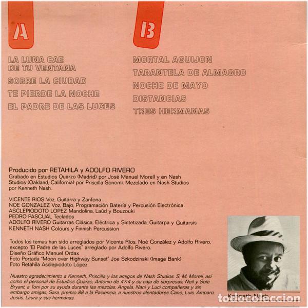 Discos de vinilo: RETAHILA - ALTAS HORAS - LP - Foto 5