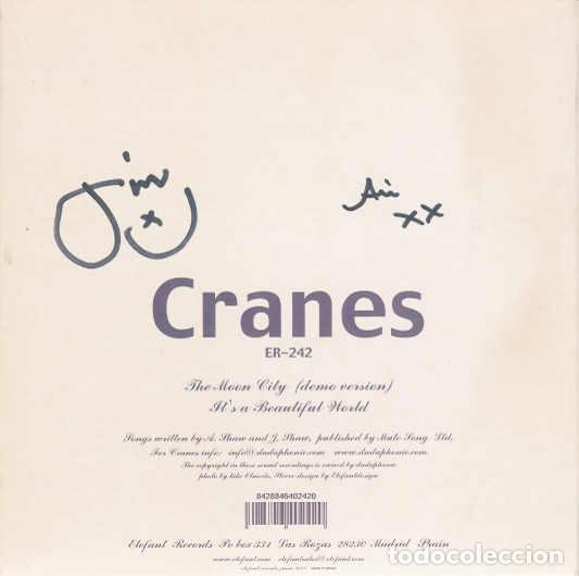 Discos de vinilo: CRANES - THE MOON CITY - SINGLE - Foto 2