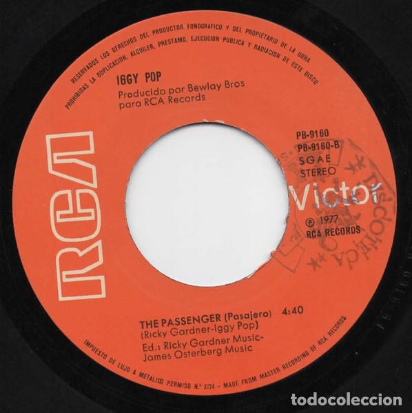 Discos de vinilo: IGGY POP - SUCCESS = EXITO - SINGLE - Foto 4