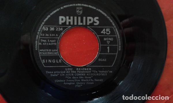 Discos de vinilo: LOU REIZNER - ON DAYS LIKE THESE - SINGLE - Foto 1