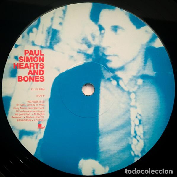 Discos de vinilo: PAUL SIMON - HEARTS AND BONES - LP - Foto 4