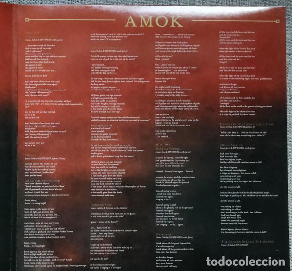 Discos de vinilo: SENTENCED - AMOK - LP - Foto 3
