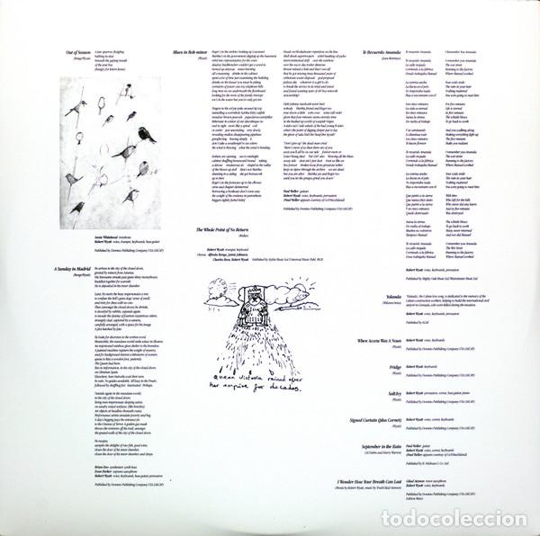 Discos de vinilo: ROBERT WYATT - SHLEEP - 2 LP - Foto 5