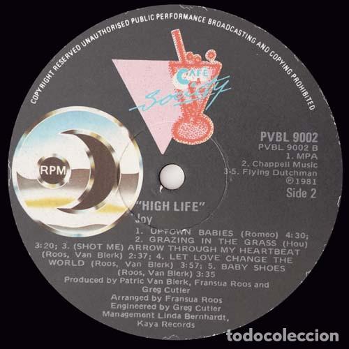 Discos de vinilo: JOY - HIGH LIFE - LP - Foto 6