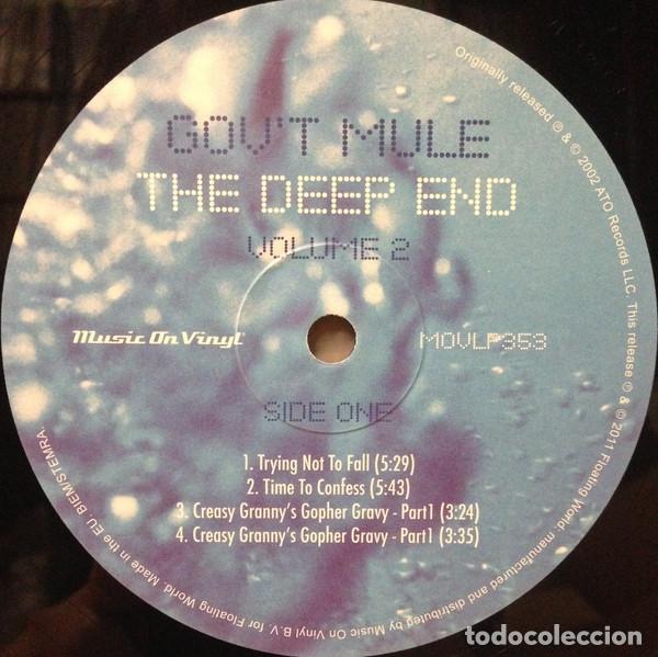 Discos de vinilo: GOVT MULE - THE DEEP END VOLUME 2 - 2 LP - Foto 3