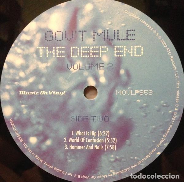 Discos de vinilo: GOVT MULE - THE DEEP END VOLUME 2 - 2 LP - Foto 4