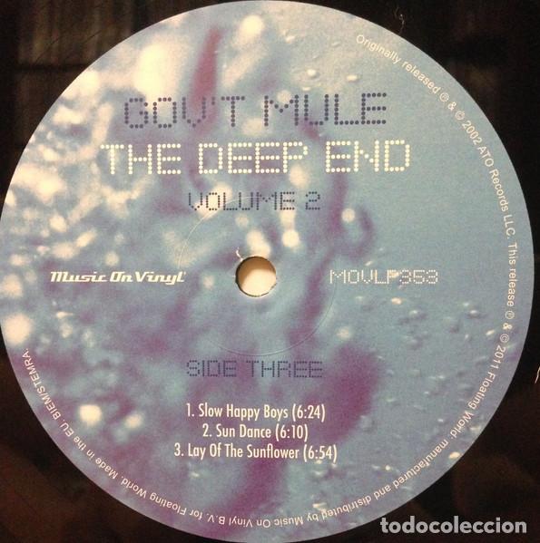 Discos de vinilo: GOVT MULE - THE DEEP END VOLUME 2 - 2 LP - Foto 5