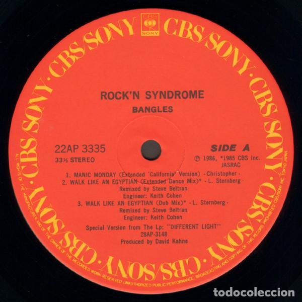 Discos de vinilo: BANGLES - ROCKN SYNDROME - MAXI - Foto 3