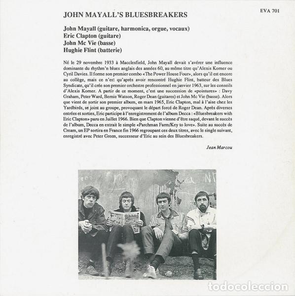 Discos de vinilo: JOHN MAYALL & THE BLUESBREAKERS - LOOKING BACK / PARCHMAN FARM - SINGLE - Foto 3