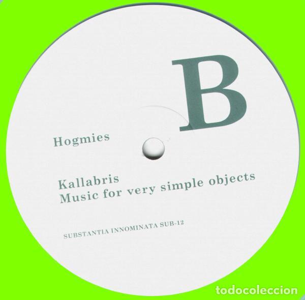 Discos de vinilo: KALLABRIS - MUSIC FOR VERY SIMPLE OBJECTS - LP 10&rdquo; - Foto 4