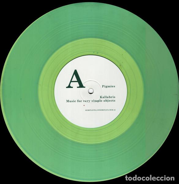 Discos de vinilo: KALLABRIS - MUSIC FOR VERY SIMPLE OBJECTS - LP 10&rdquo; - Foto 5