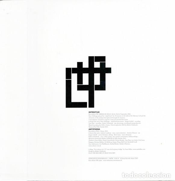 Discos de vinilo: COLUMN ONE - ANTIPHONA - LP 10&rdquo; - Foto 2