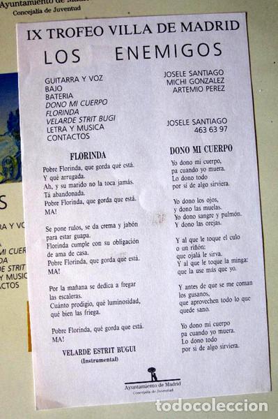Discos de vinilo: LOS ENEMIGOS - PRIMERO POP ROCK - MAXI - Foto 3