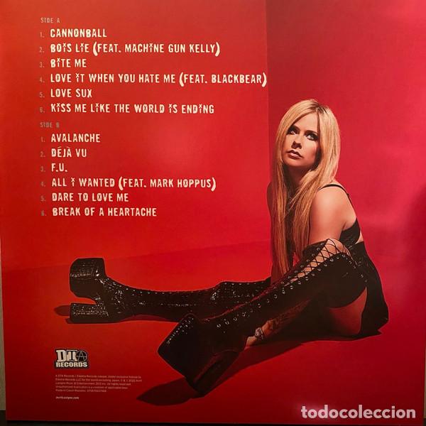Discos de vinilo: AVRIL LAVIGNE - LOVE SUX - LP - Foto 2
