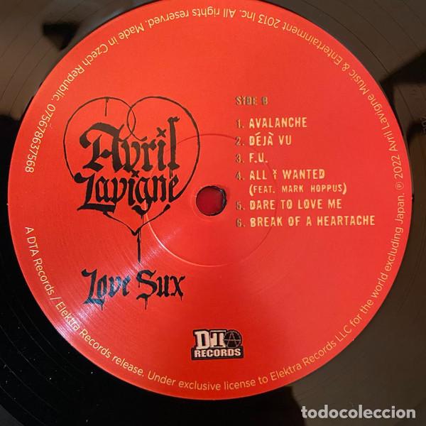 Discos de vinilo: AVRIL LAVIGNE - LOVE SUX - LP - Foto 4