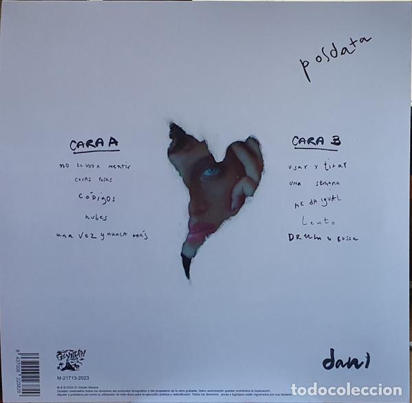 Discos de vinilo: DANIELA D&Iacute;AZ COSTAS - POSDATA - LP - Foto 2