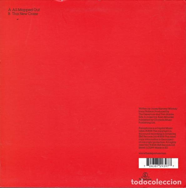 Discos de vinilo: THE DEPARTURE - ALL MAPPED OUT - SINGLE - Foto 2