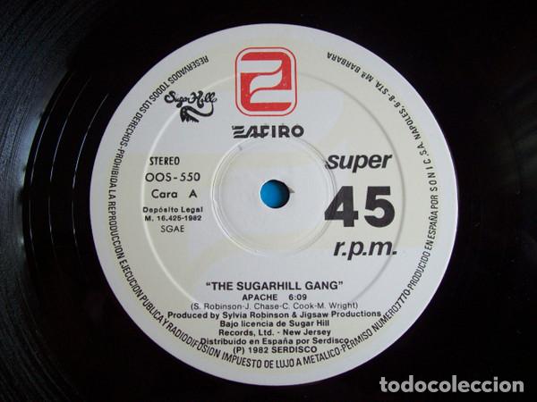 Discos de vinilo: SUGARHILL GANG - APACHE - MAXI - Foto 2