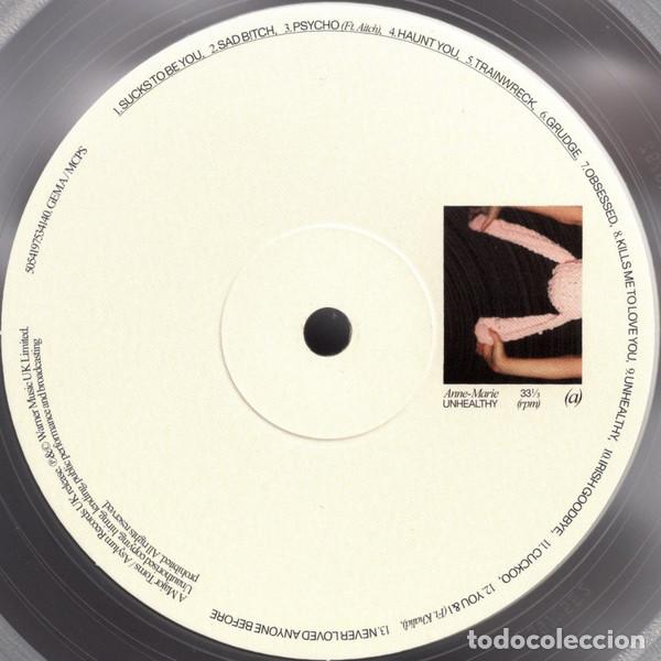 Discos de vinilo: ANNE-MARIE - UNHEALTHY - LP - Foto 3