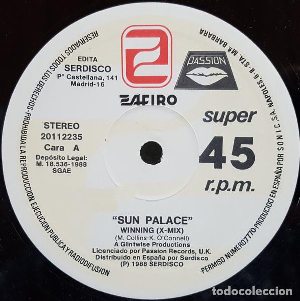 Discos de vinilo: SUN PALACE - WINNING (X-MIX) - MAXI - Foto 7