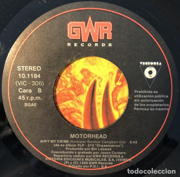 Discos de vinilo: MOT&Ouml;RHEAD - DEAF FOREVER - SINGLE - Foto 4