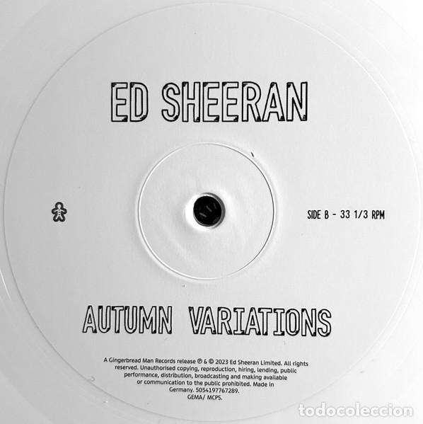 Discos de vinilo: ED SHEERAN - AUTUMN VARIATIONS - LP - Foto 4