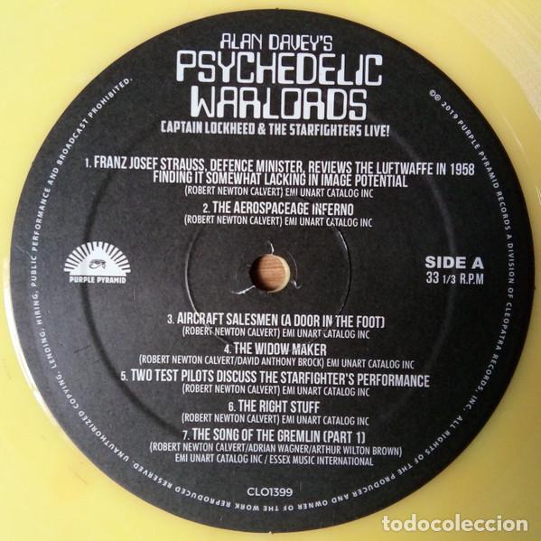 Discos de vinilo: THE PSYCHEDELIC WARLORDS - CAPTAIN LOCKHEED & THE STARFIGHTERS LIVE! - LP - Foto 3