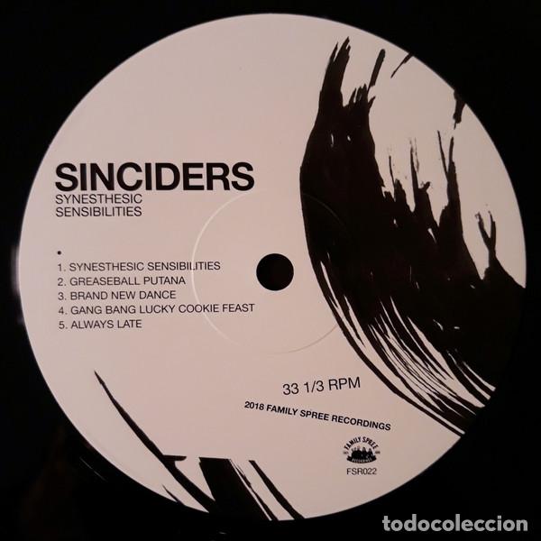 Discos de vinilo: SINCIDERS - SYNESTHESIC SENSIBILITIES - LP - Foto 3