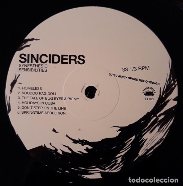 Discos de vinilo: SINCIDERS - SYNESTHESIC SENSIBILITIES - LP - Foto 4