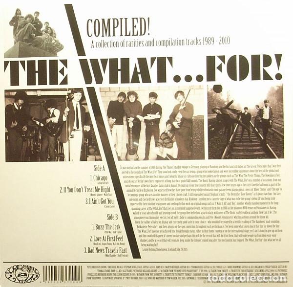 Discos de vinilo: THE WHAT...FOR! - COMPILED! - LP 10&rdquo; - Foto 2