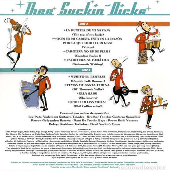 Discos de vinilo: THEE SUCKIN DICKS - THINK TWICE - LP 10&rdquo; - Foto 4